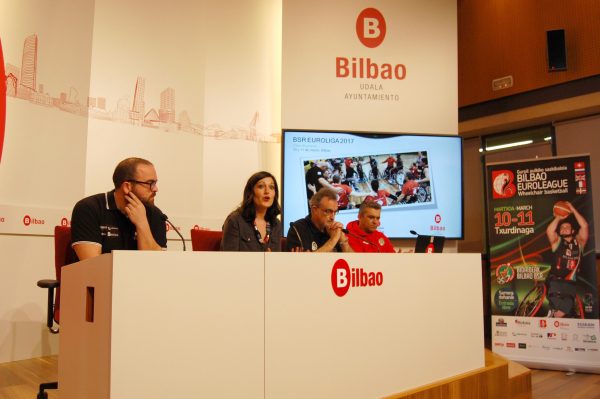 Presentación Euroleague del Bidaideak Bilbao BSR